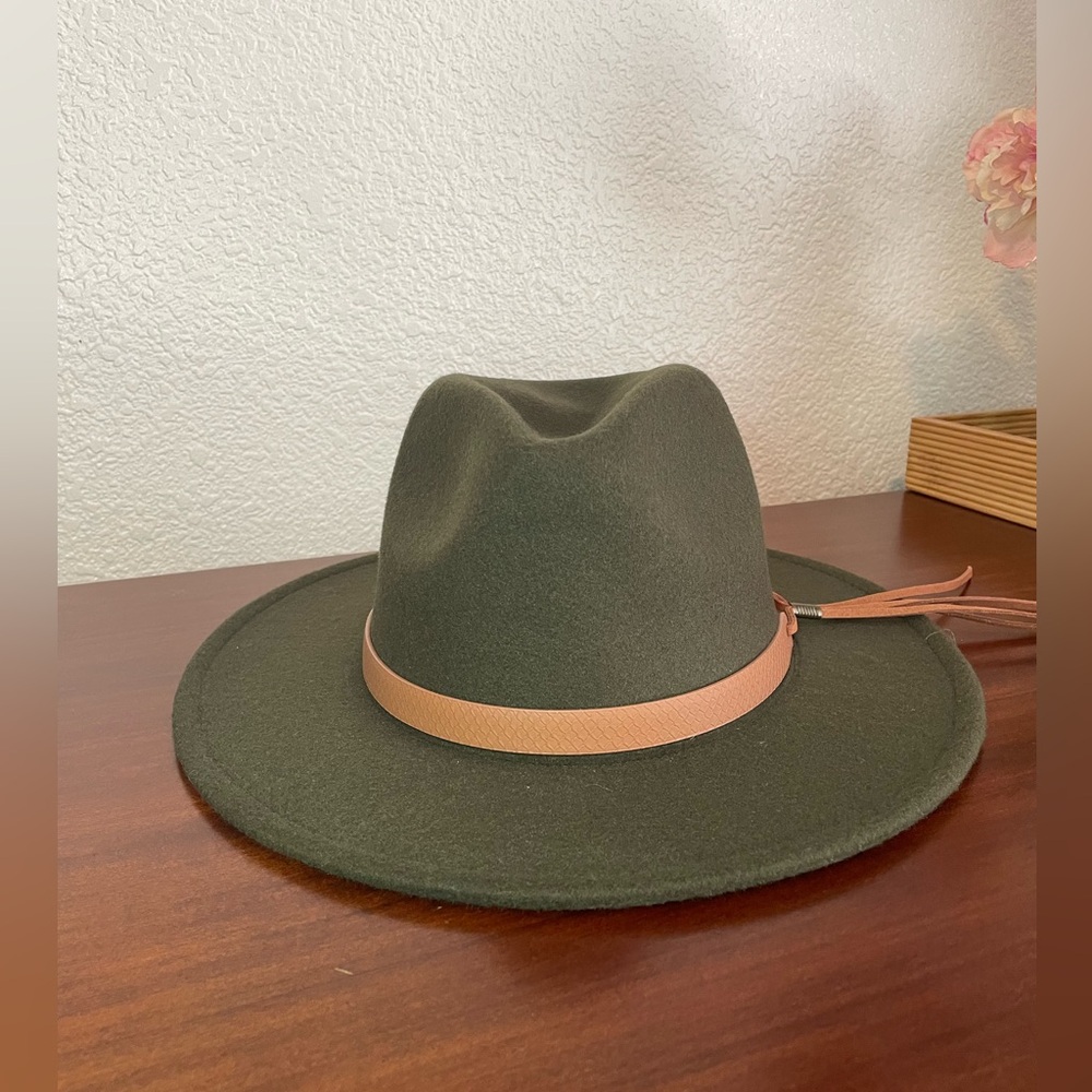 Jayde Boutique felt Fedora Hat